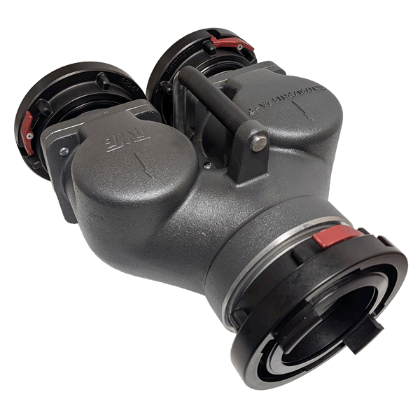 HJ20- Jumbo Siamese Valve- Double Clappered