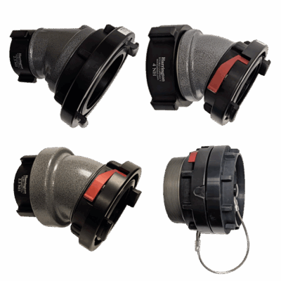 H30E- Storz x Female NPT & NH Elbow Adapter