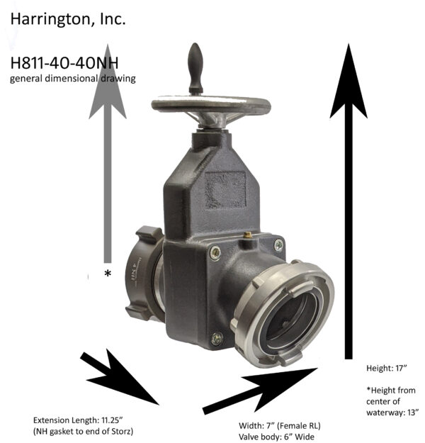 H811- 25° Elbow 4” Gate Valves - Image 4